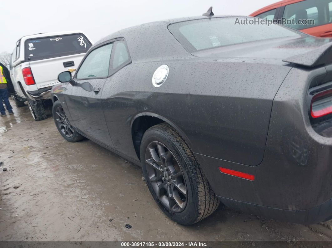 2018 Dodge Challenger Gt Awd Gray vin: 2C3CDZGG3JH155636