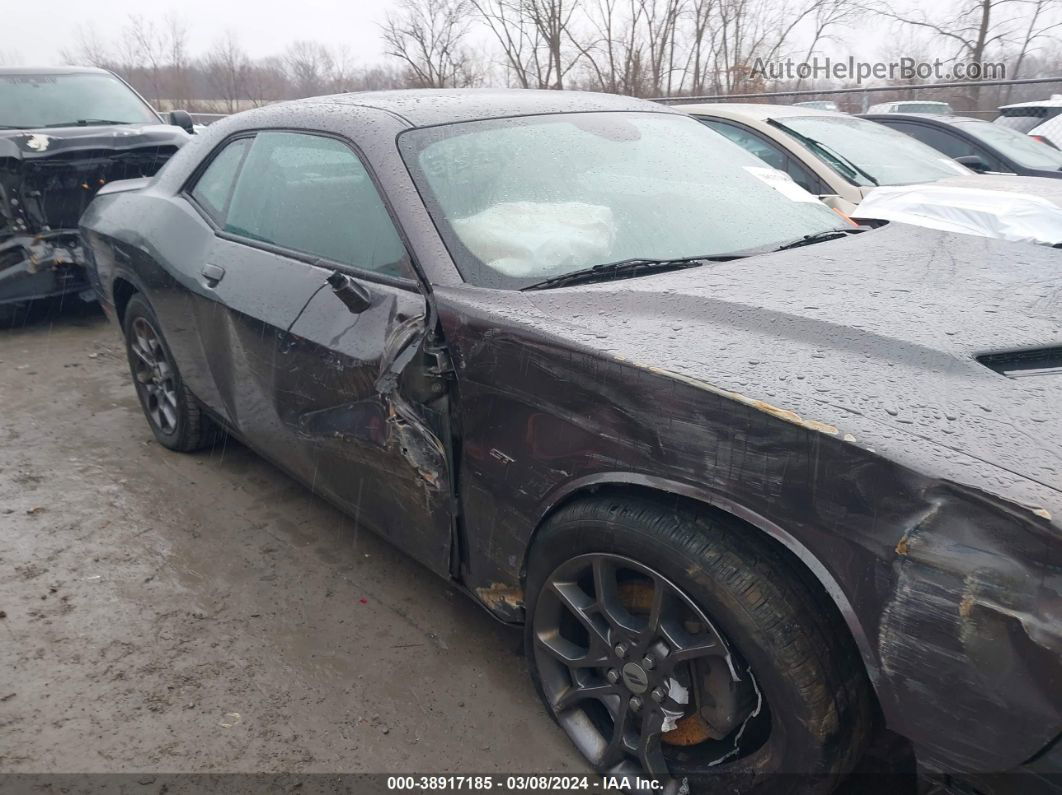 2018 Dodge Challenger Gt Awd Gray vin: 2C3CDZGG3JH155636