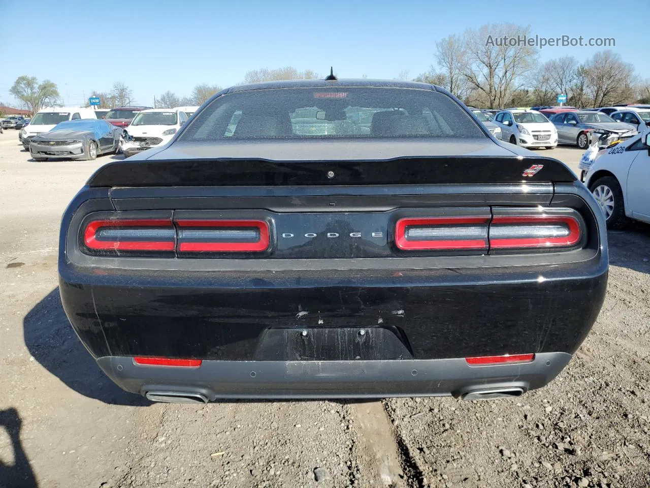 2018 Dodge Challenger Gt Black vin: 2C3CDZGG3JH257003