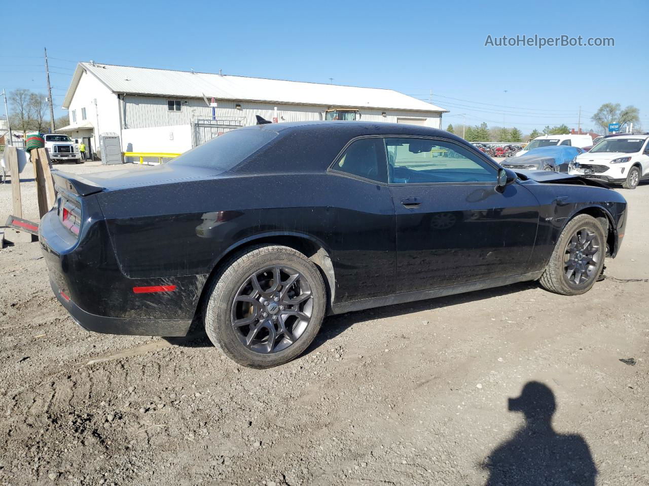 2018 Dodge Challenger Gt Black vin: 2C3CDZGG3JH257003