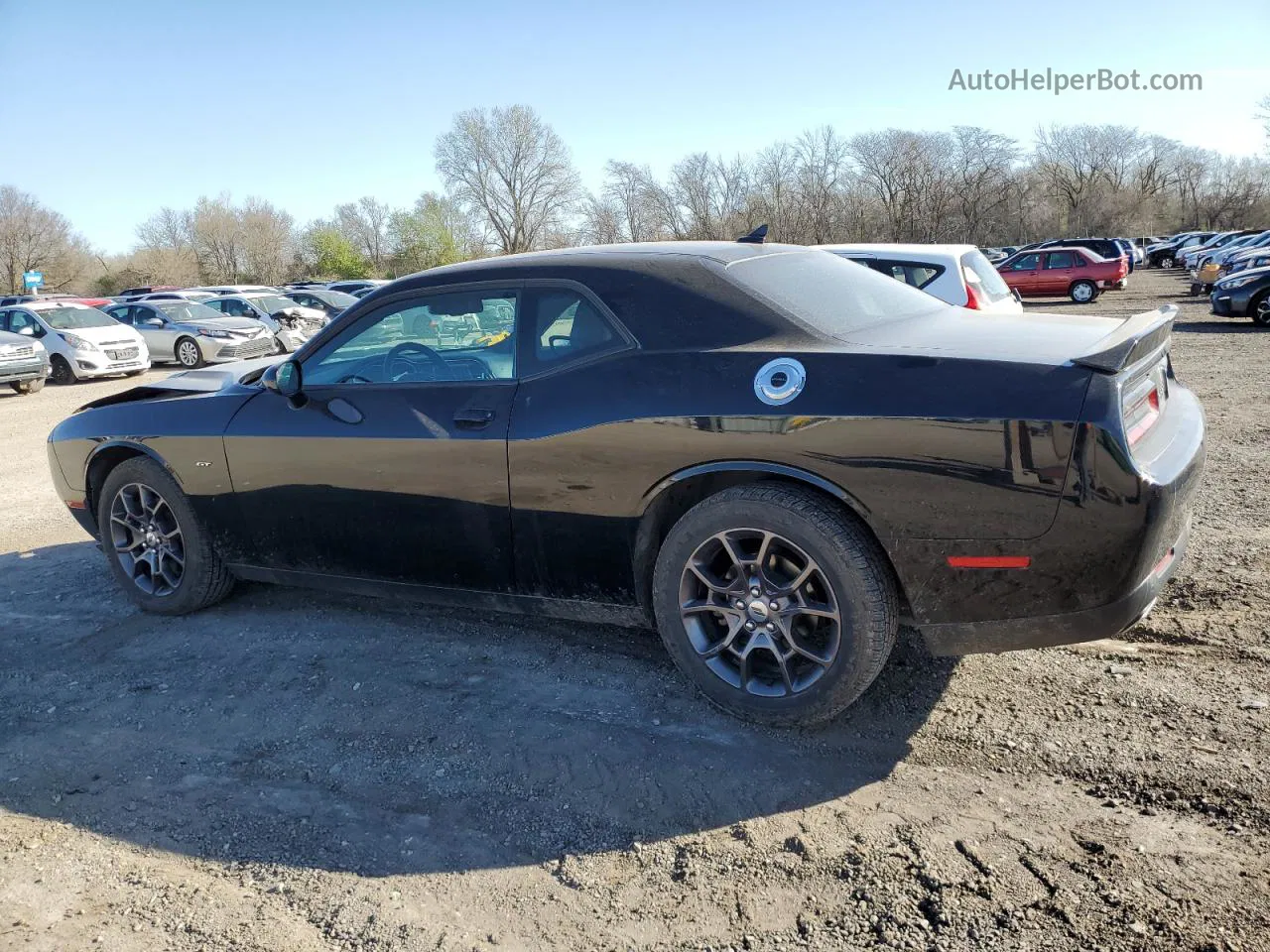 2018 Dodge Challenger Gt Black vin: 2C3CDZGG3JH257003