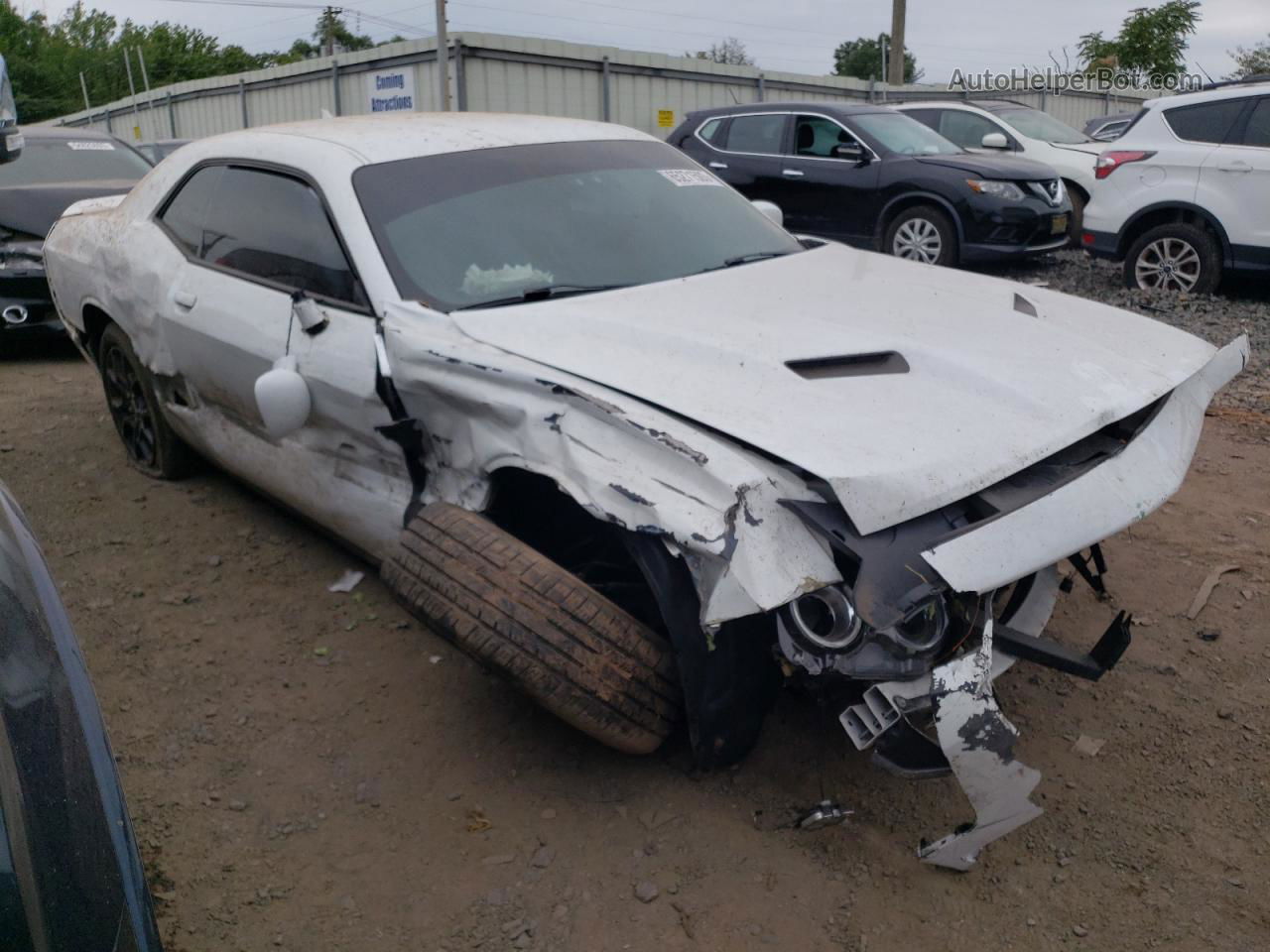 2017 Dodge Challenger Gt Белый vin: 2C3CDZGG4HH556137