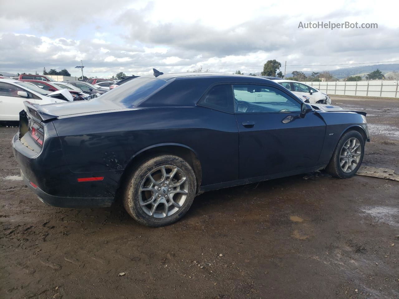 2017 Dodge Challenger Gt Черный vin: 2C3CDZGG4HH605045