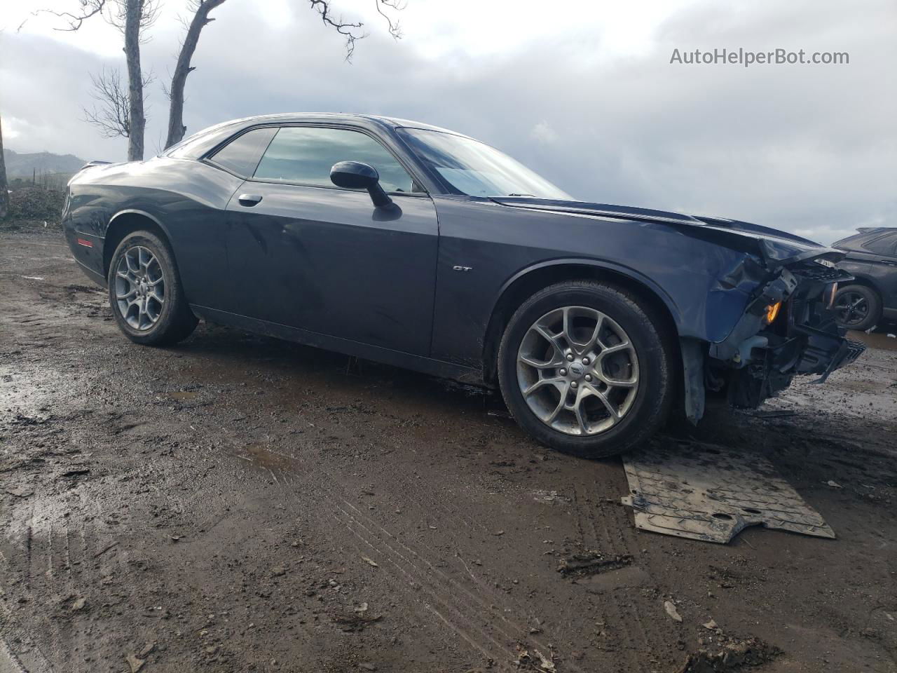 2017 Dodge Challenger Gt Черный vin: 2C3CDZGG4HH605045