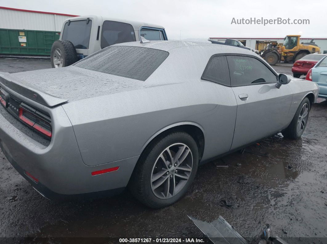 2018 Dodge Challenger Gt Awd Silver vin: 2C3CDZGG4JH172638