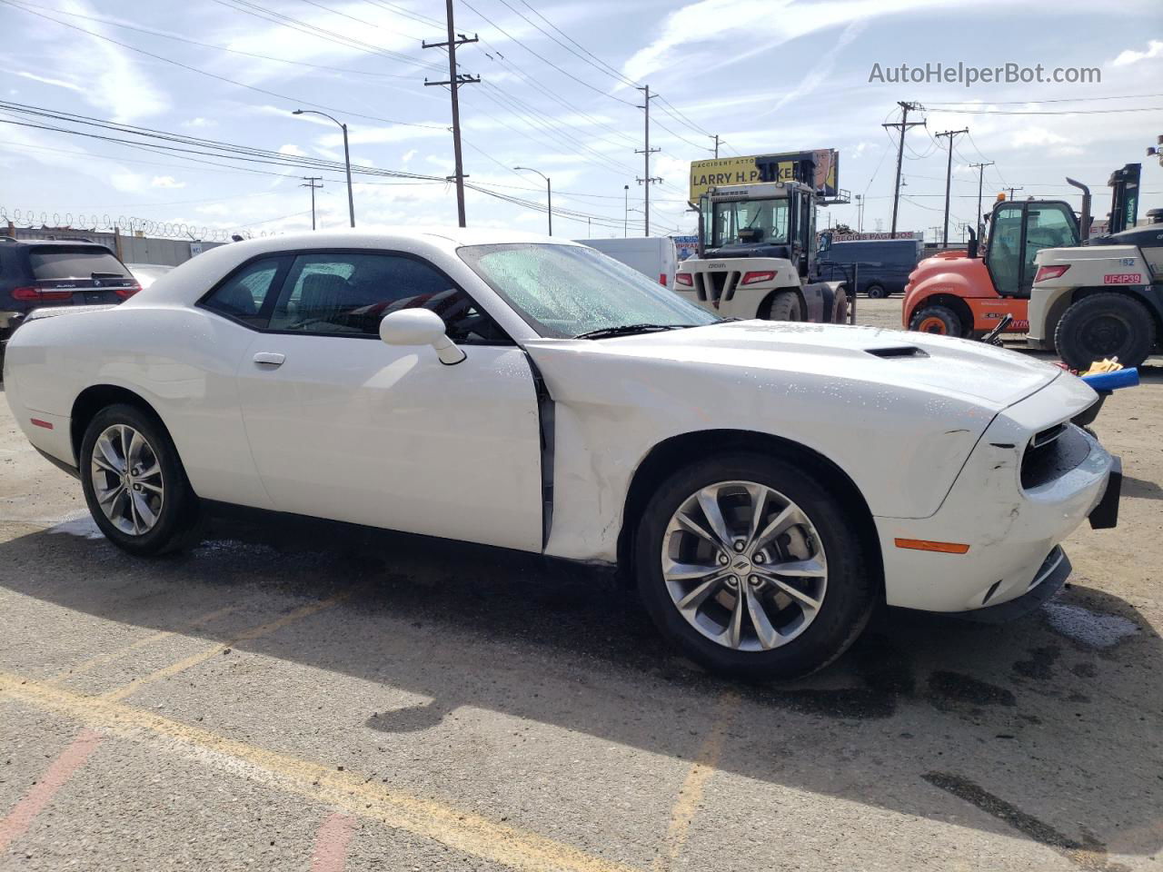 2023 Dodge Challenger Sxt White vin: 2C3CDZGG4PH686420