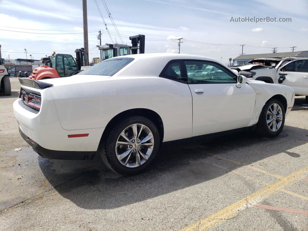 2023 Dodge Challenger Sxt White vin: 2C3CDZGG4PH686420