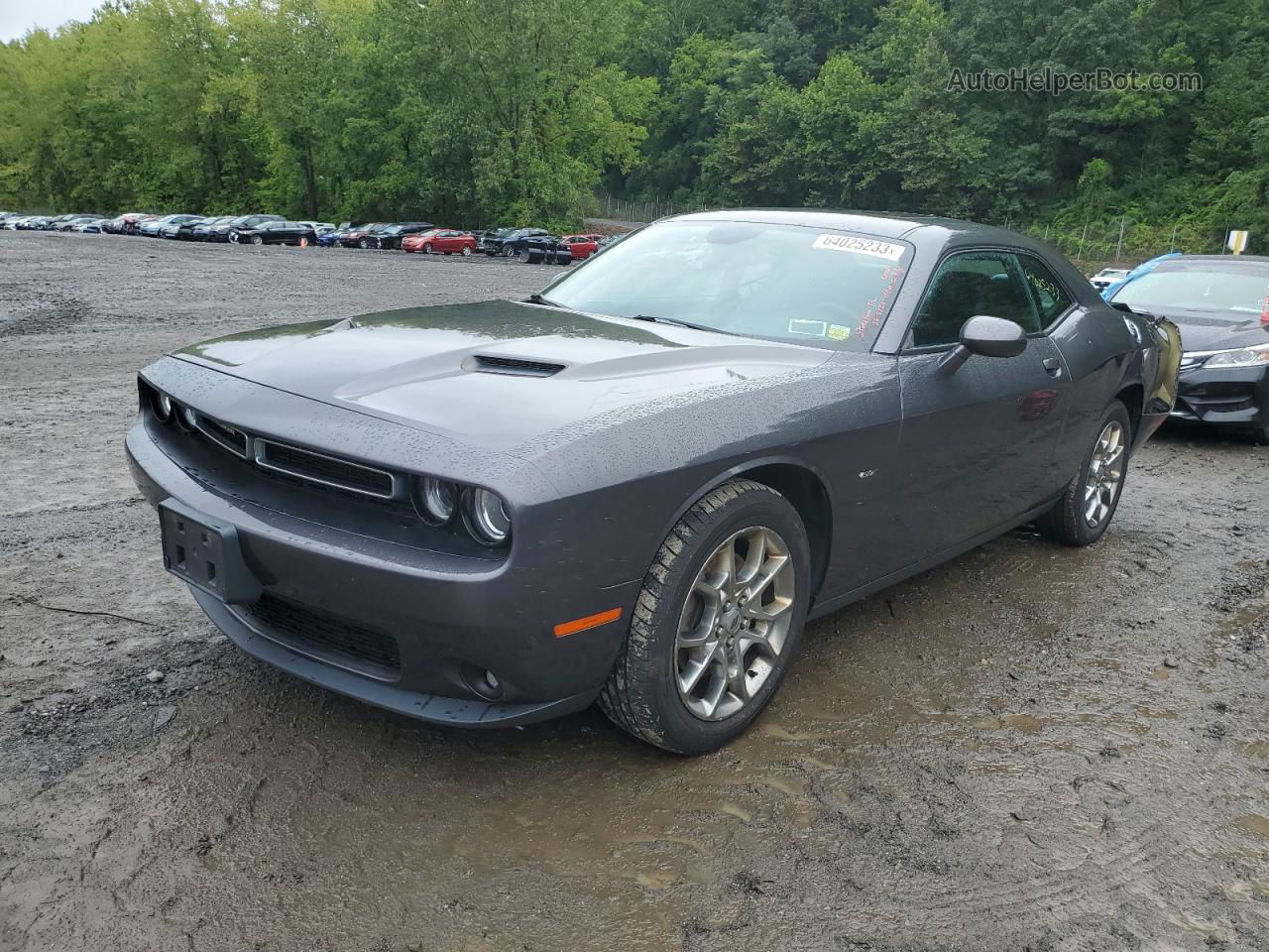 2017 Dodge Challenger Gt Gray vin: 2C3CDZGG5HH601683