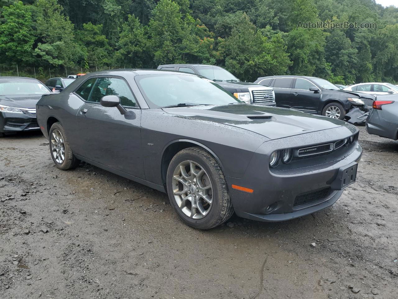 2017 Dodge Challenger Gt Gray vin: 2C3CDZGG5HH601683