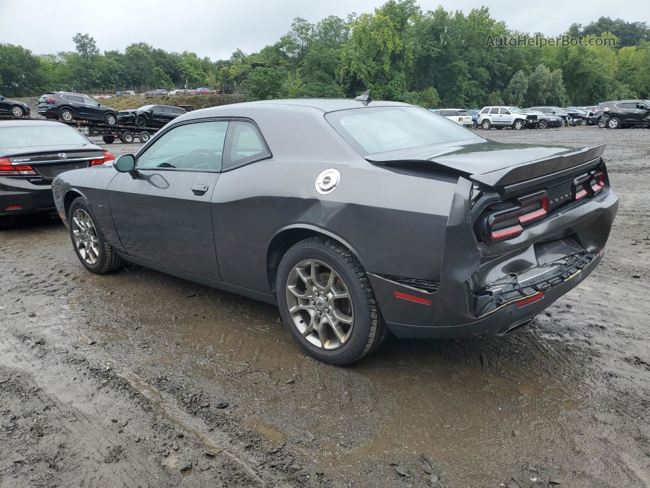 2017 Dodge Challenger Gt Gray vin: 2C3CDZGG5HH601683