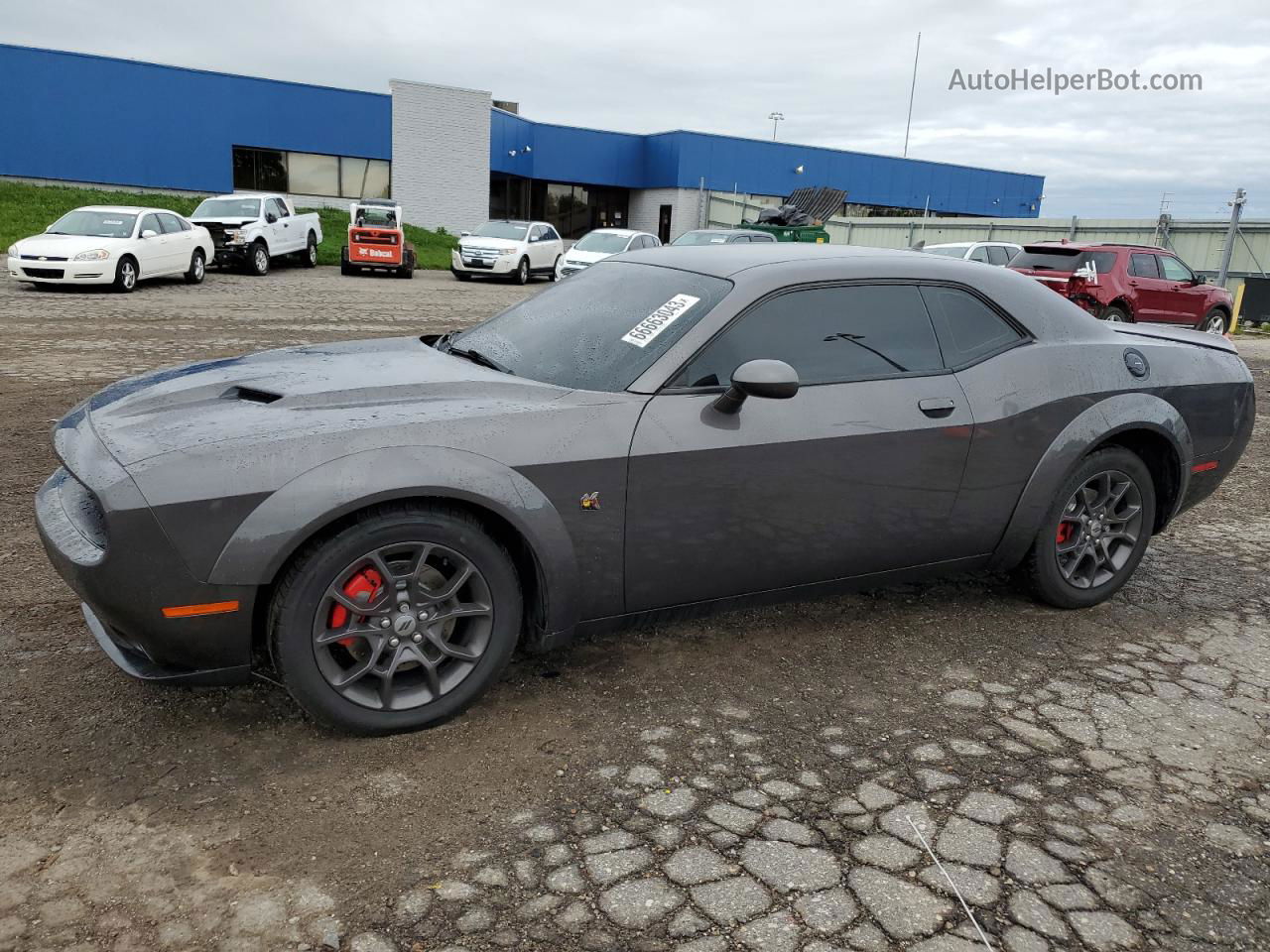 2018 Dodge Challenger Gt Серый vin: 2C3CDZGG5JH192851