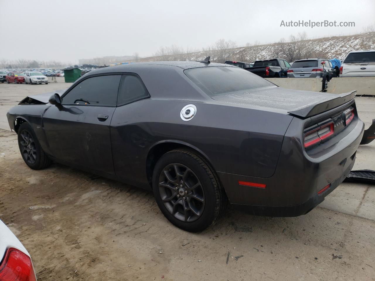 2018 Dodge Challenger Gt Gray vin: 2C3CDZGG5JH256838