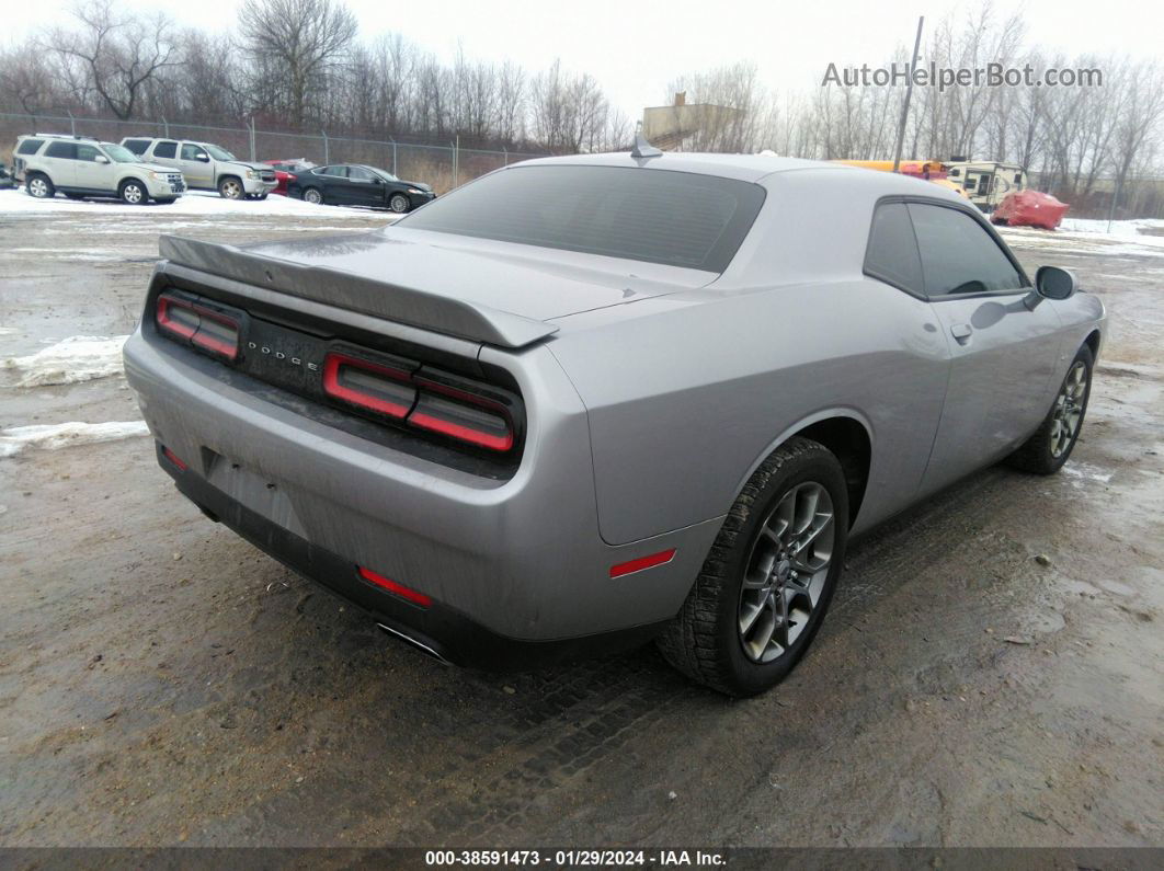 2017 Dodge Challenger Gt Silver vin: 2C3CDZGG6HH619903