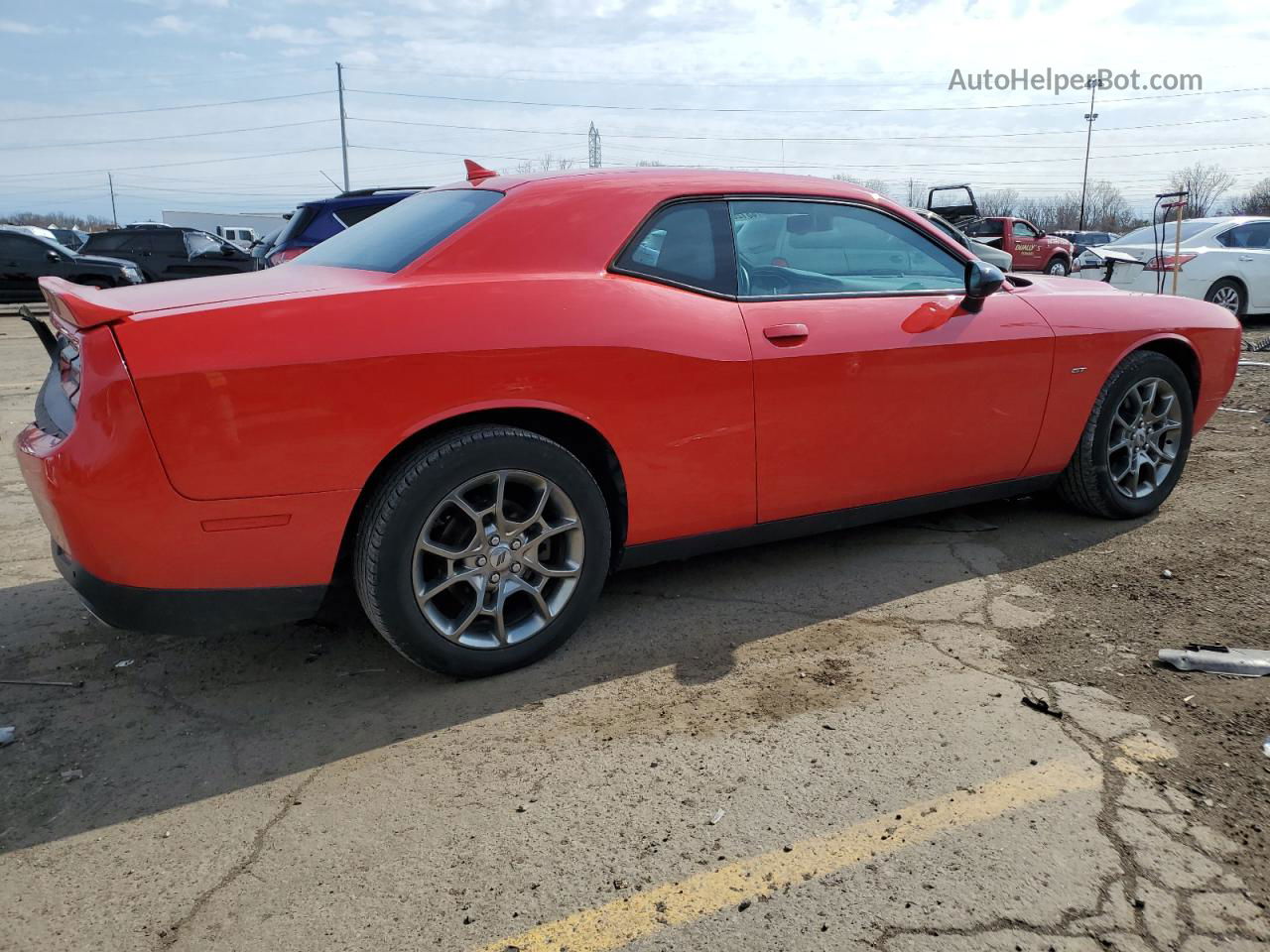 2017 Dodge Challenger Gt Красный vin: 2C3CDZGG6HH641321