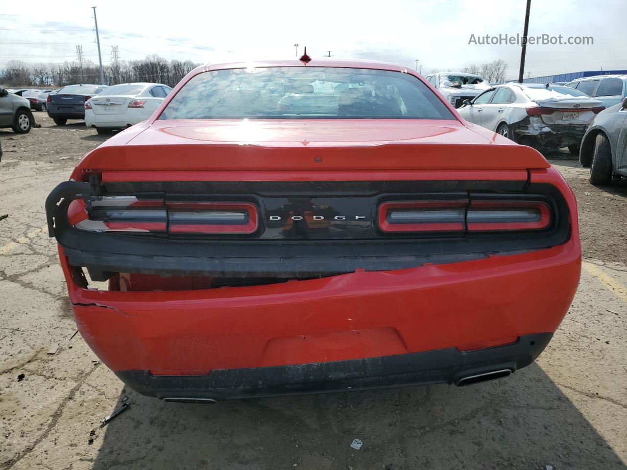 2017 Dodge Challenger Gt Red vin: 2C3CDZGG6HH641321