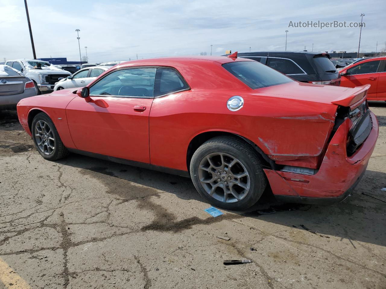 2017 Dodge Challenger Gt Red vin: 2C3CDZGG6HH641321