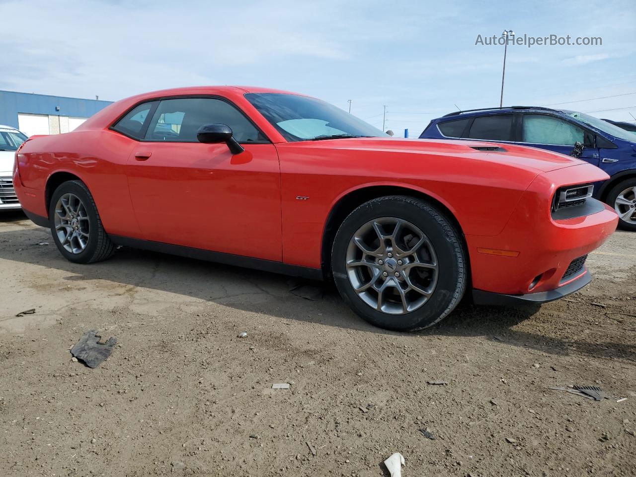 2017 Dodge Challenger Gt Красный vin: 2C3CDZGG6HH641321