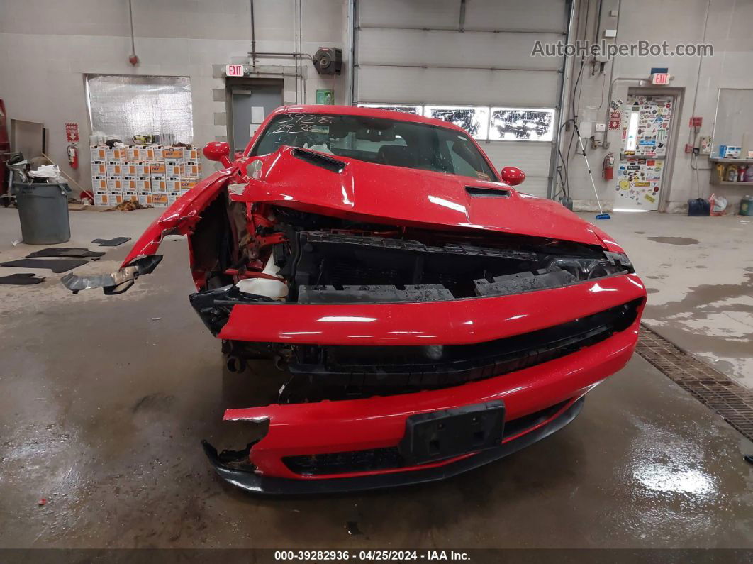 2018 Dodge Challenger Gt Awd Red vin: 2C3CDZGG6JH146753