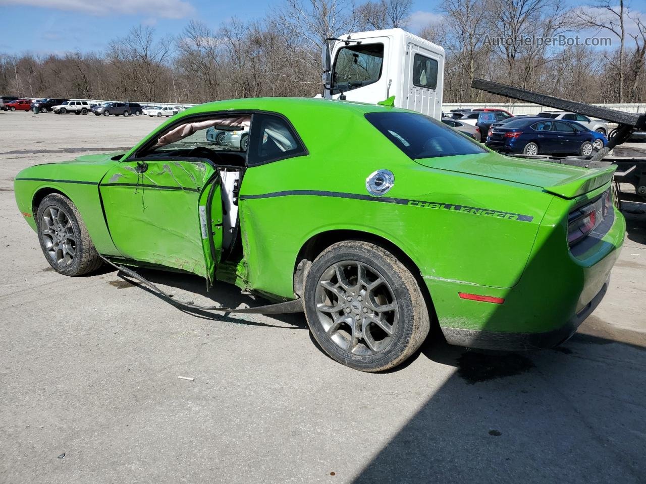 2017 Dodge Challenger Gt Зеленый vin: 2C3CDZGG7HH580903