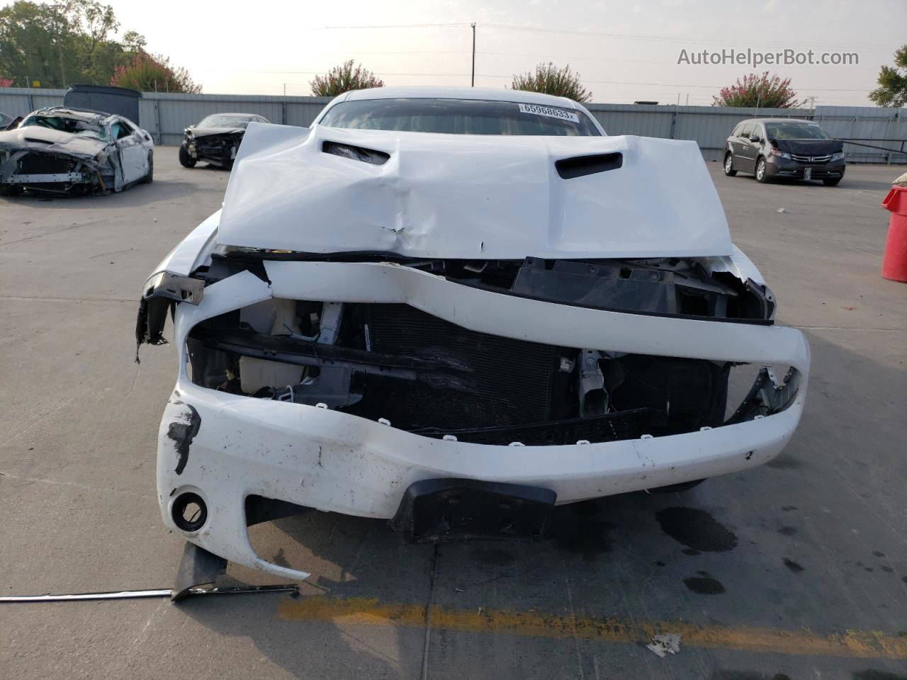 2018 Dodge Challenger Gt White vin: 2C3CDZGG7JH257540