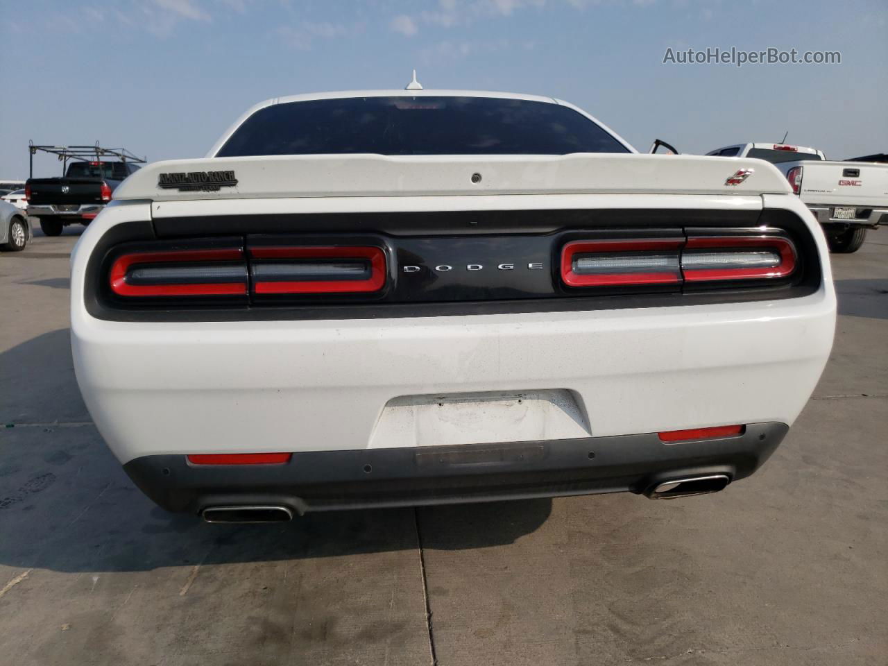 2018 Dodge Challenger Gt White vin: 2C3CDZGG7JH257540