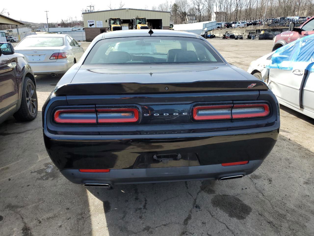 2018 Dodge Challenger Gt Black vin: 2C3CDZGG7JH322841