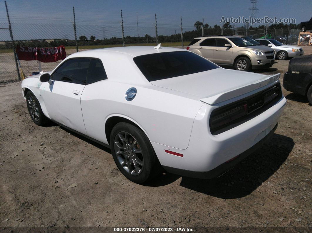 2017 Dodge Challenger Gt White vin: 2C3CDZGG8HH663935