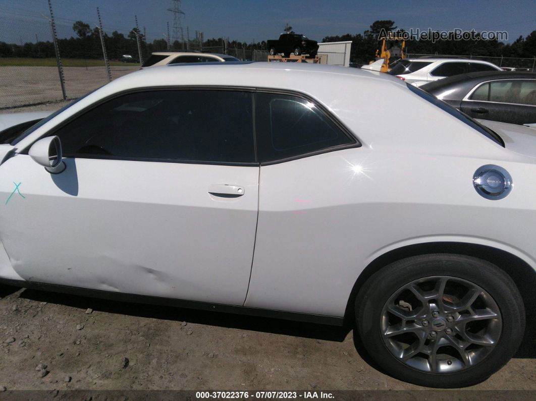 2017 Dodge Challenger Gt White vin: 2C3CDZGG8HH663935