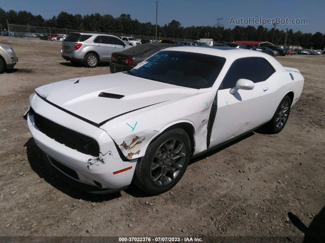 2017 Dodge Challenger Gt White vin: 2C3CDZGG8HH663935