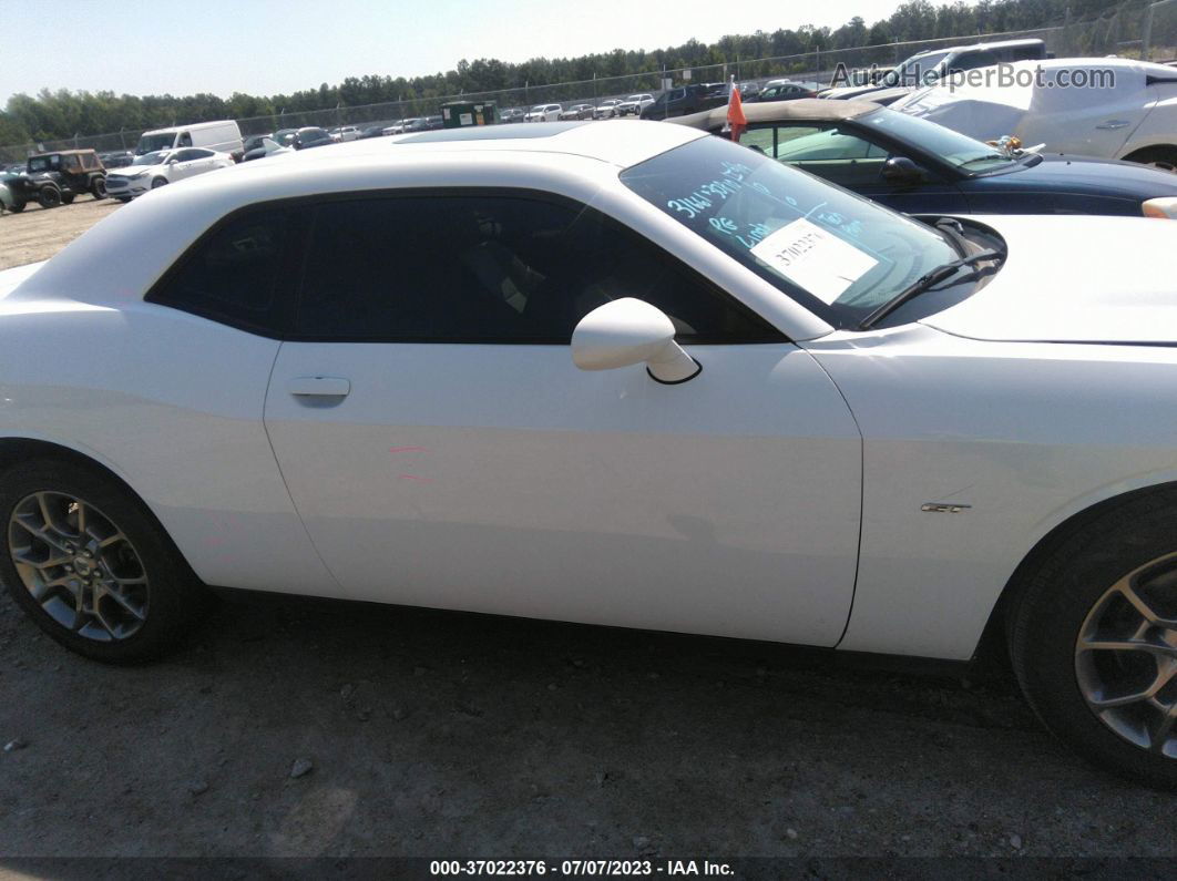 2017 Dodge Challenger Gt White vin: 2C3CDZGG8HH663935