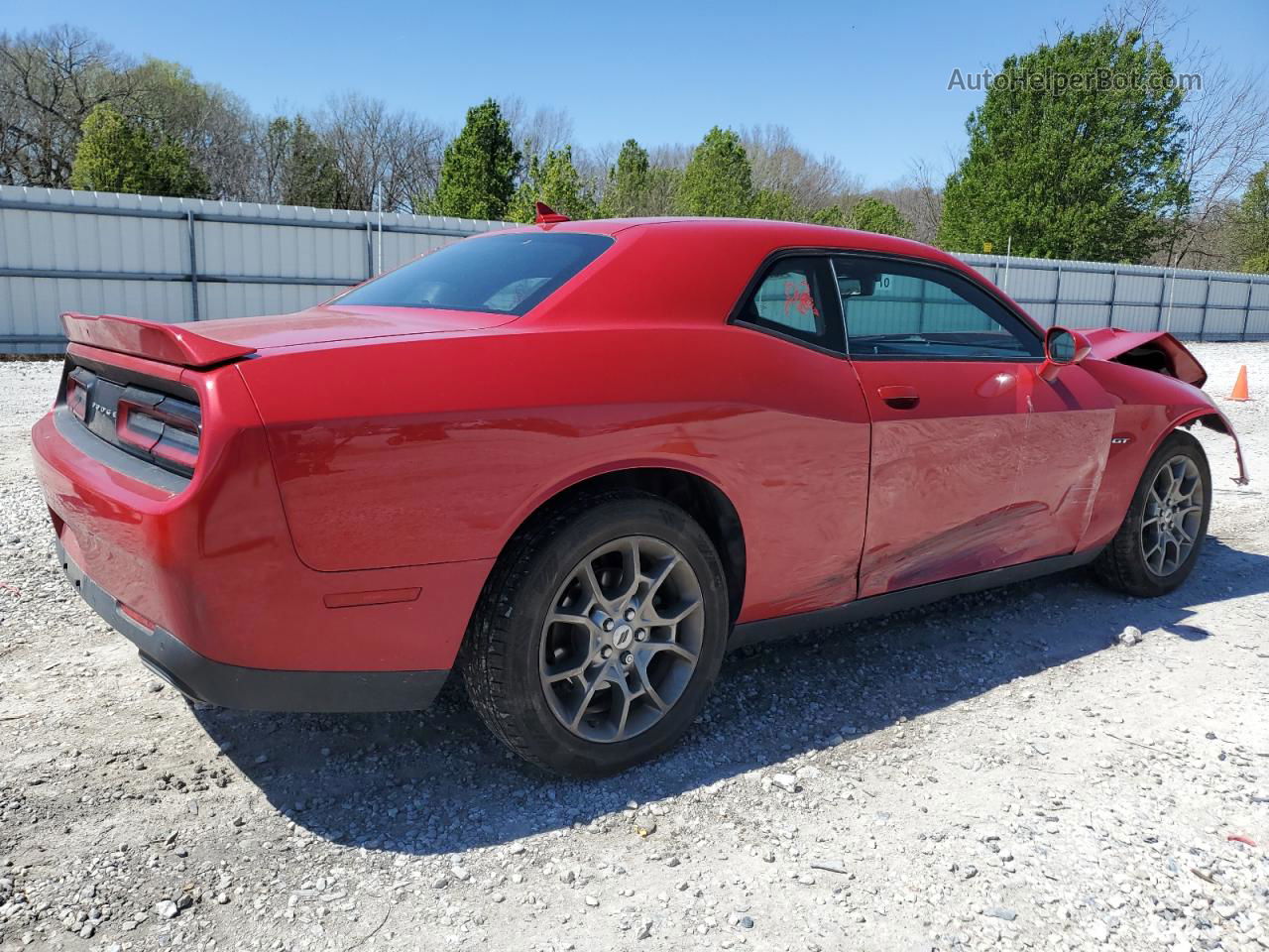 2017 Dodge Challenger Gt Red vin: 2C3CDZGG9HH543089