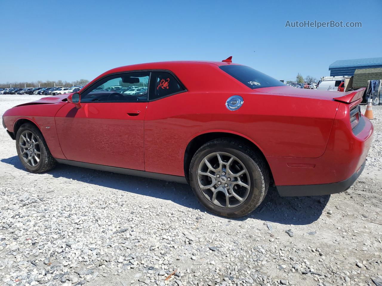 2017 Dodge Challenger Gt Red vin: 2C3CDZGG9HH543089