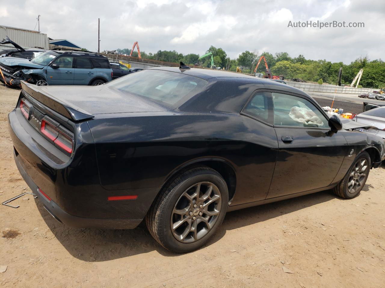 2017 Dodge Challenger Gt Black vin: 2C3CDZGG9HH614954