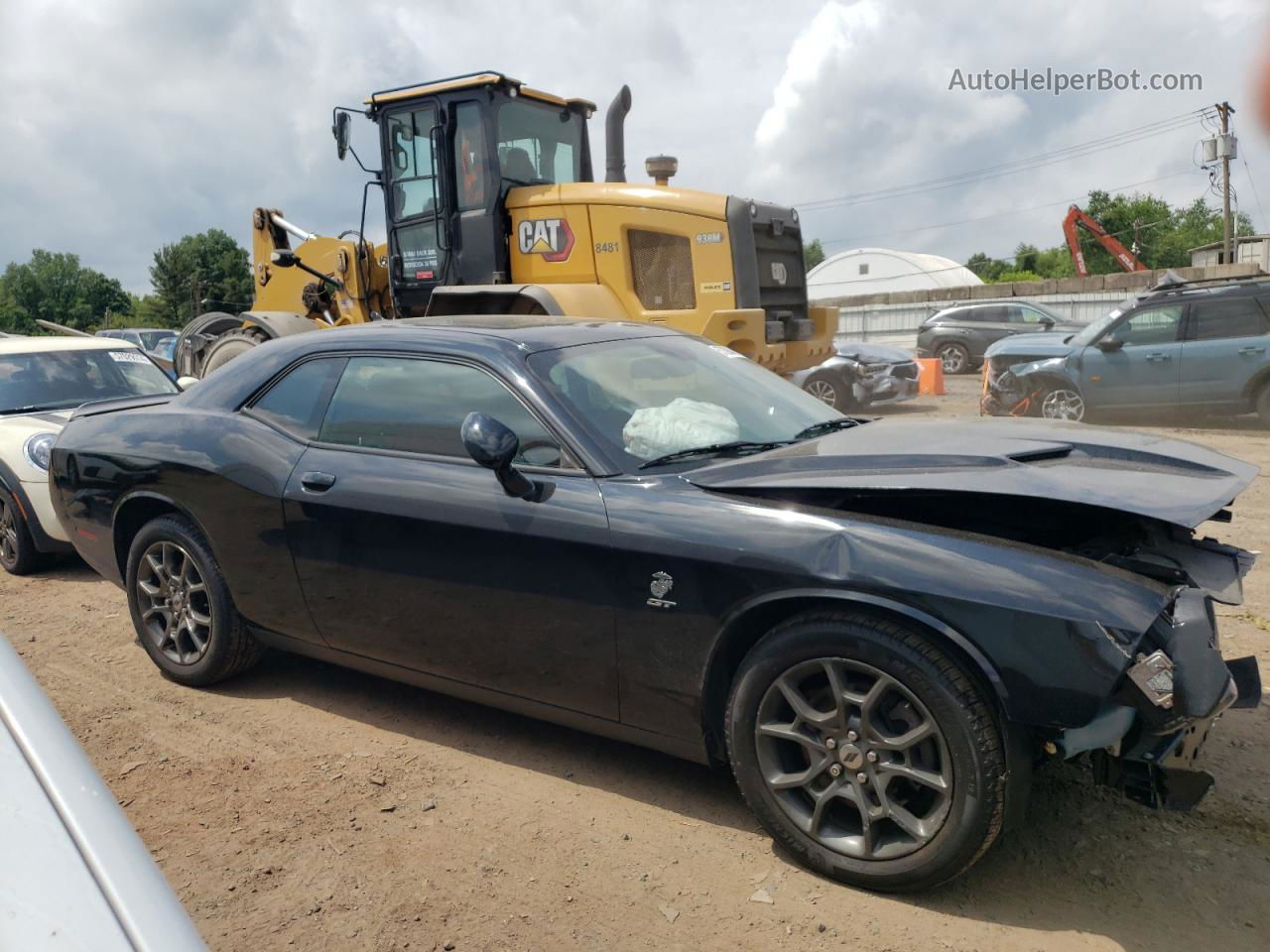 2017 Dodge Challenger Gt Black vin: 2C3CDZGG9HH614954