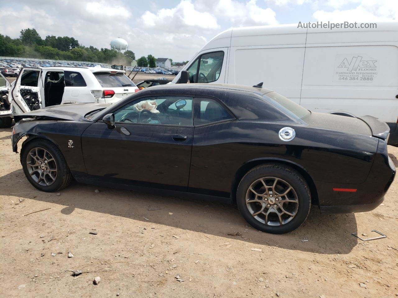 2017 Dodge Challenger Gt Black vin: 2C3CDZGG9HH614954