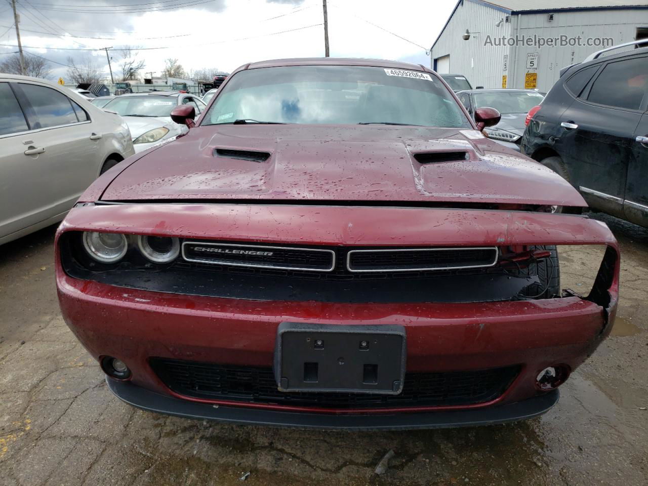 2017 Dodge Challenger Gt Burgundy vin: 2C3CDZGG9HH634072