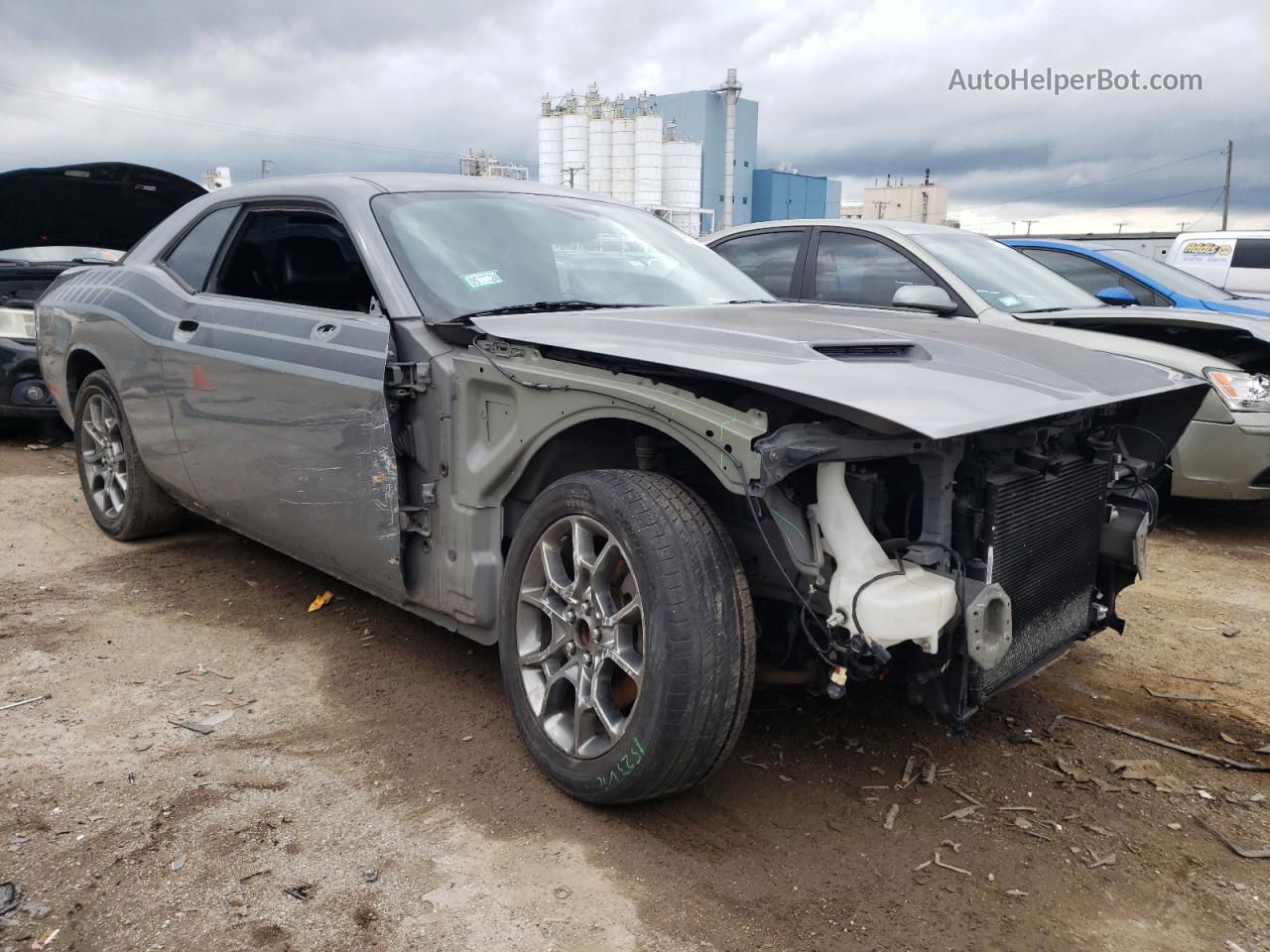 2017 Dodge Challenger Gt Gray vin: 2C3CDZGGXHH574481