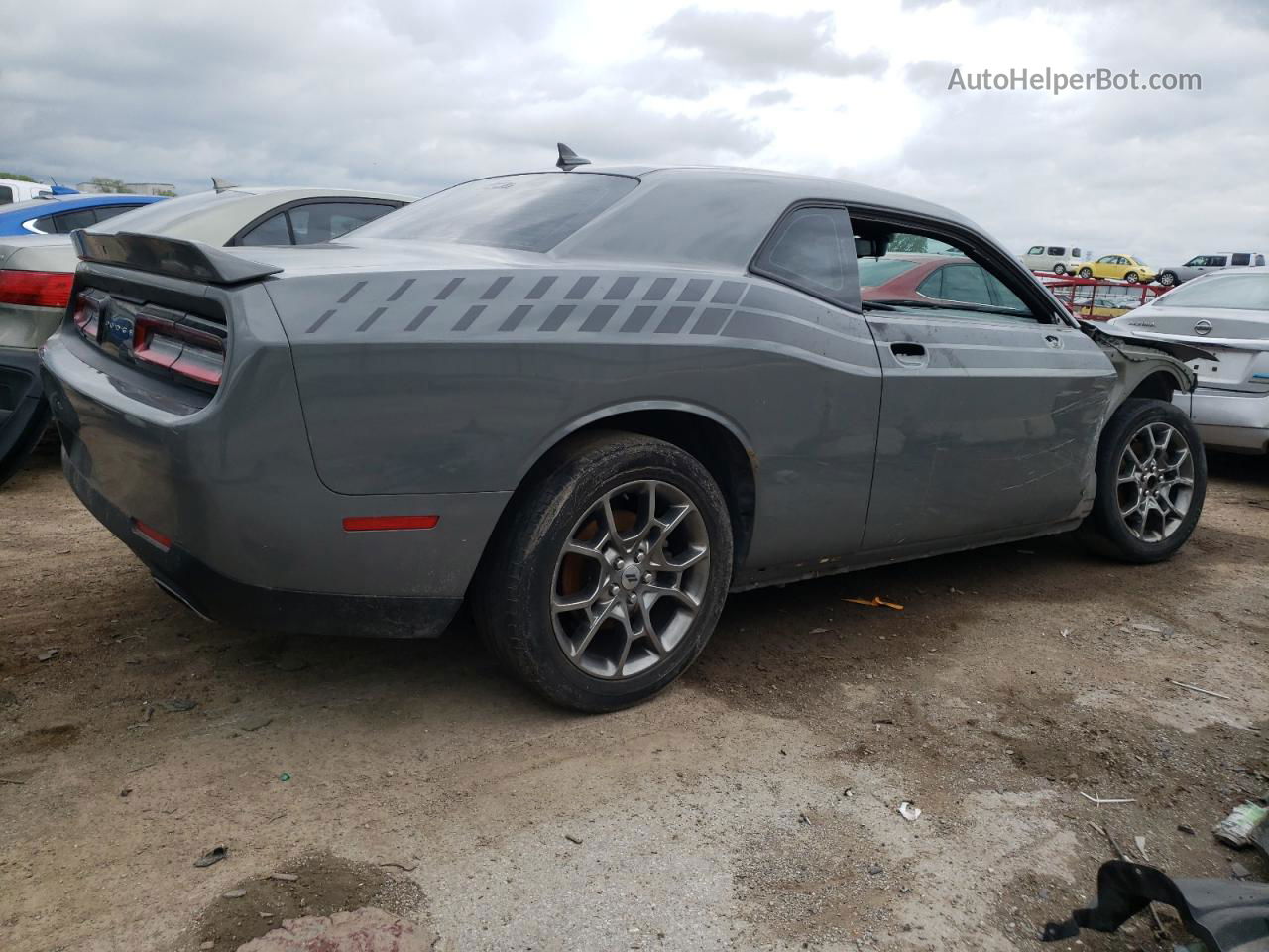 2017 Dodge Challenger Gt Gray vin: 2C3CDZGGXHH574481