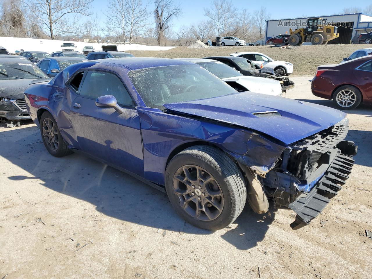 2018 Dodge Challenger Gt Blue vin: 2C3CDZGGXJH328522