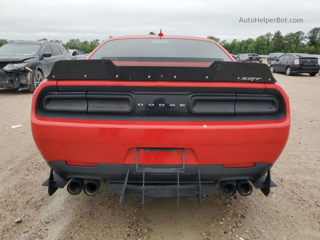 2018 Dodge Challenger Srt Demon Red vin: 2C3CDZH94JH100130