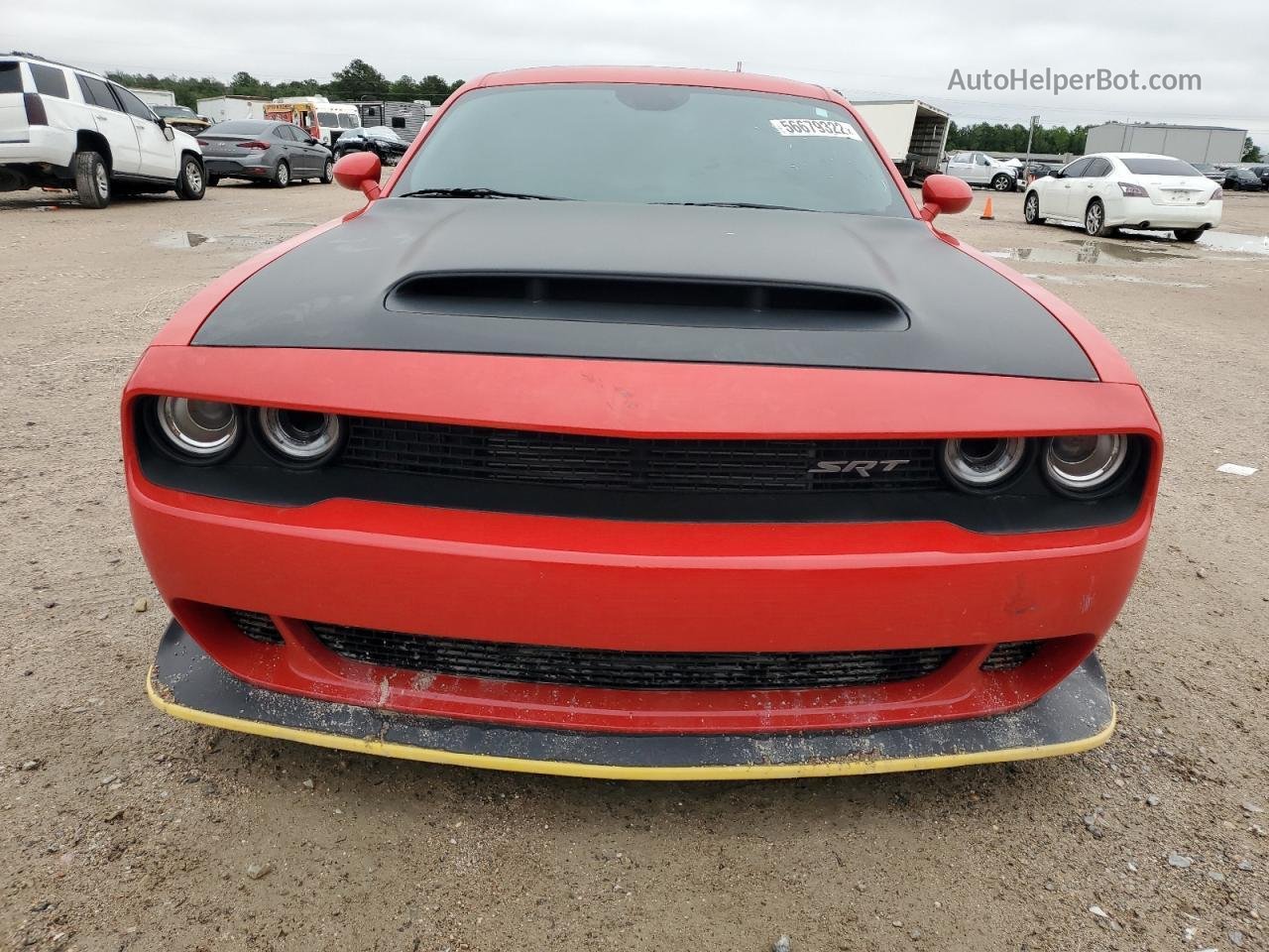 2018 Dodge Challenger Srt Demon Red vin: 2C3CDZH94JH100130