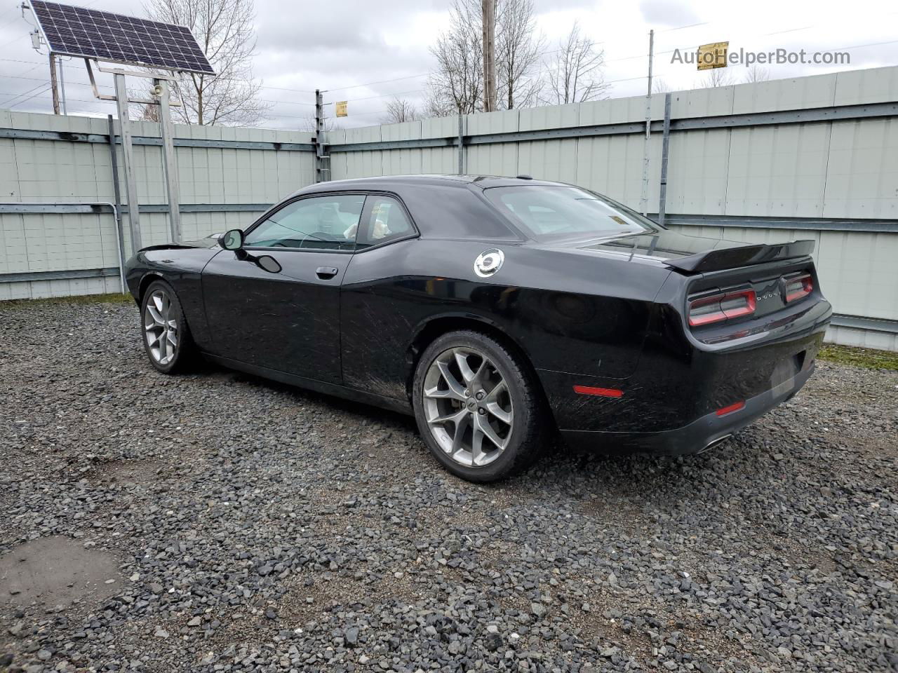 2022 Dodge Challenger Gt Black vin: 2C3CDZJG0NH167984