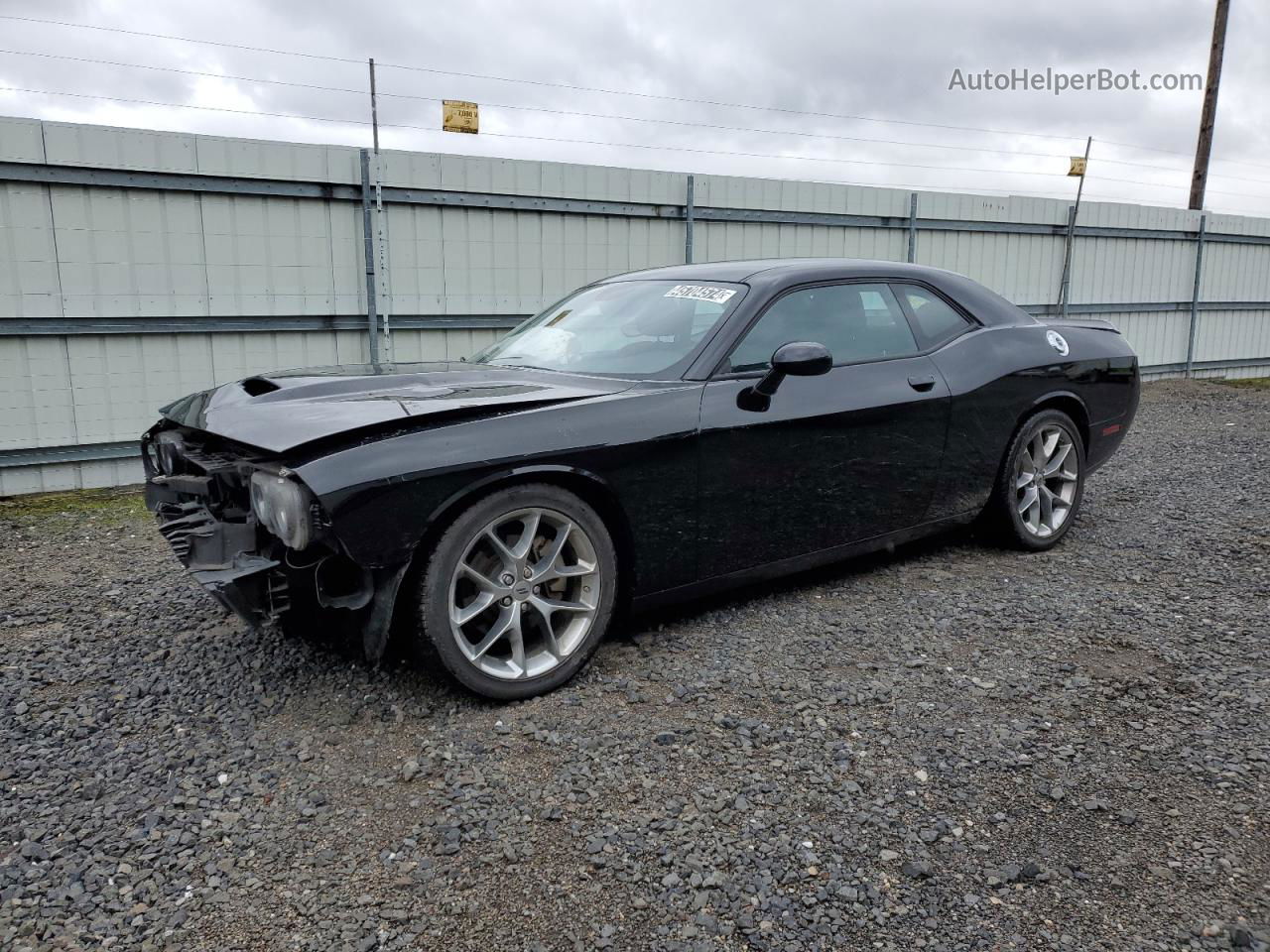 2022 Dodge Challenger Gt Black vin: 2C3CDZJG0NH167984