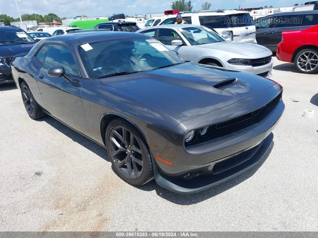 2022 Dodge Challenger Gt Gray vin: 2C3CDZJG0NH263629