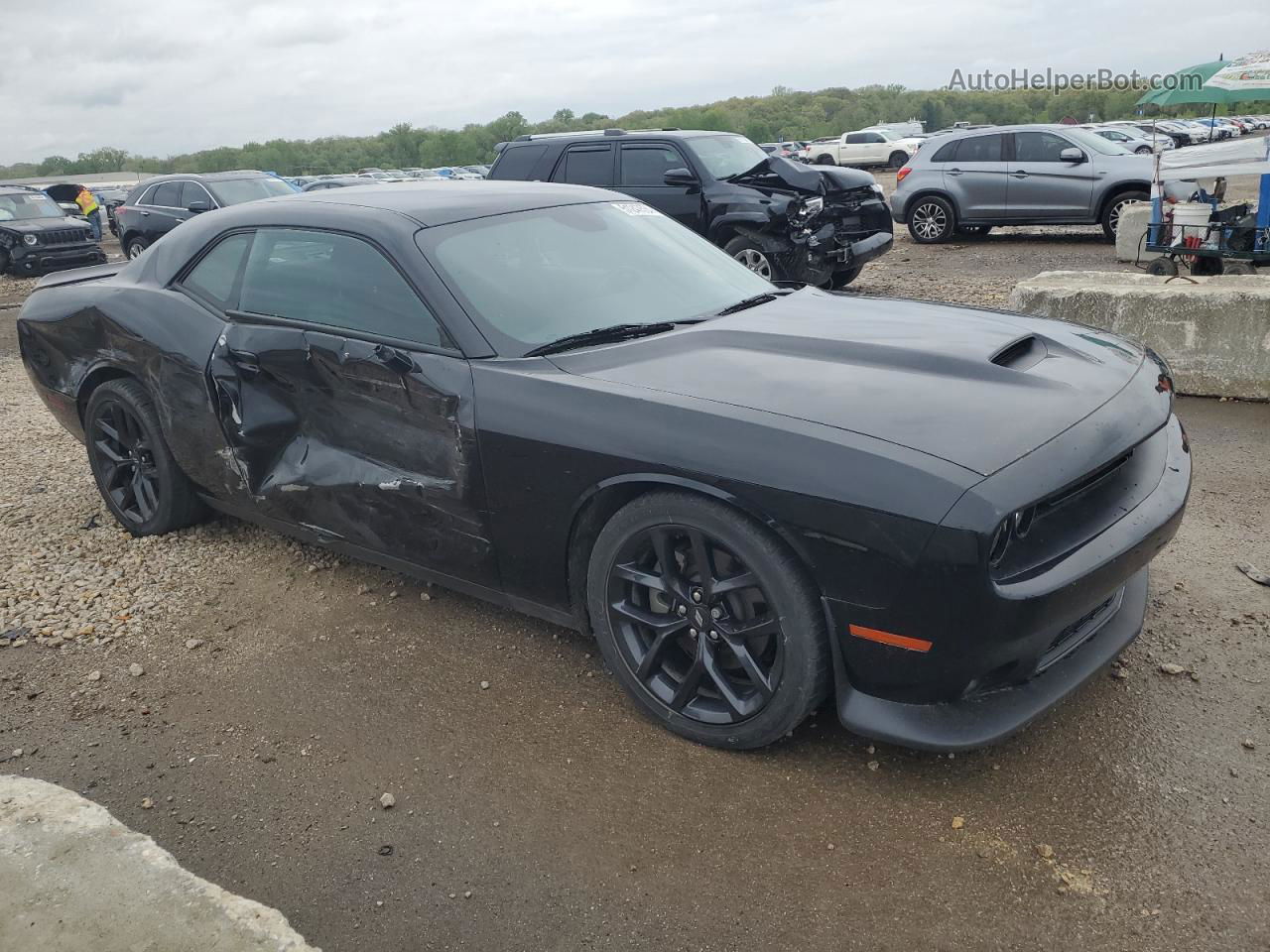 2022 Dodge Challenger Gt Black vin: 2C3CDZJG1NH175172