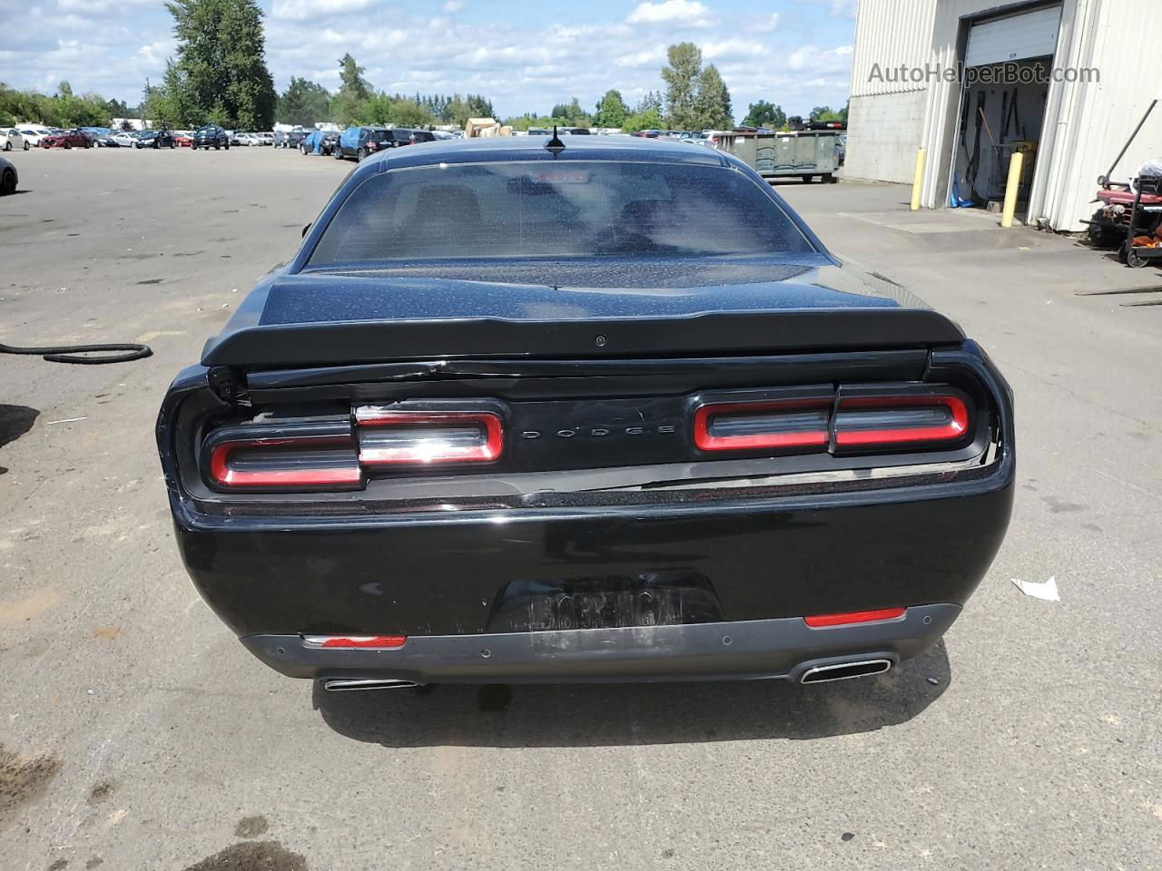 2022 Dodge Challenger Gt Черный vin: 2C3CDZJG1NH175303