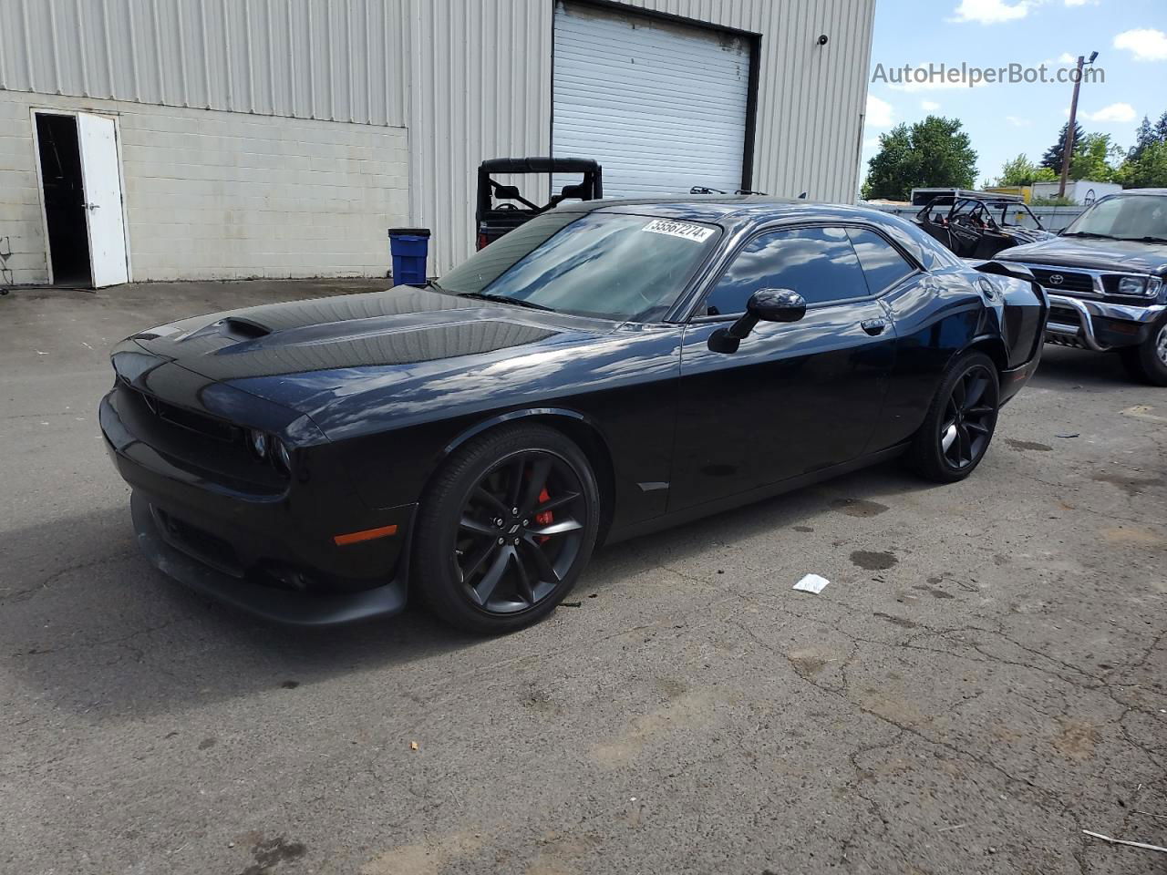 2022 Dodge Challenger Gt Black vin: 2C3CDZJG1NH175303