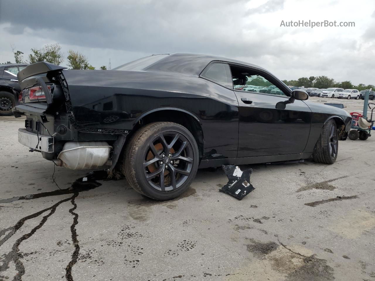 2022 Dodge Challenger Gt Black vin: 2C3CDZJG3NH125244