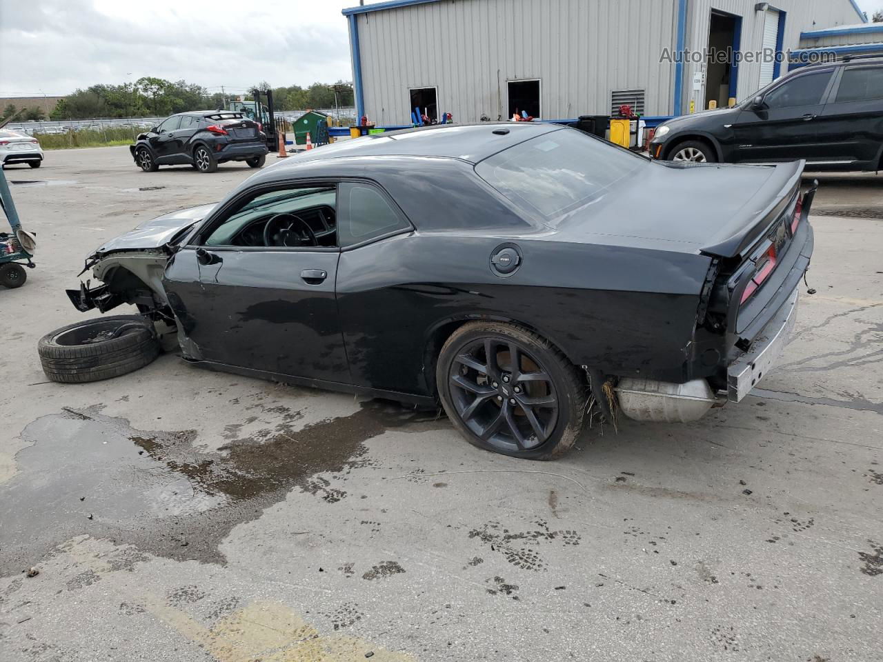 2022 Dodge Challenger Gt Black vin: 2C3CDZJG3NH125244