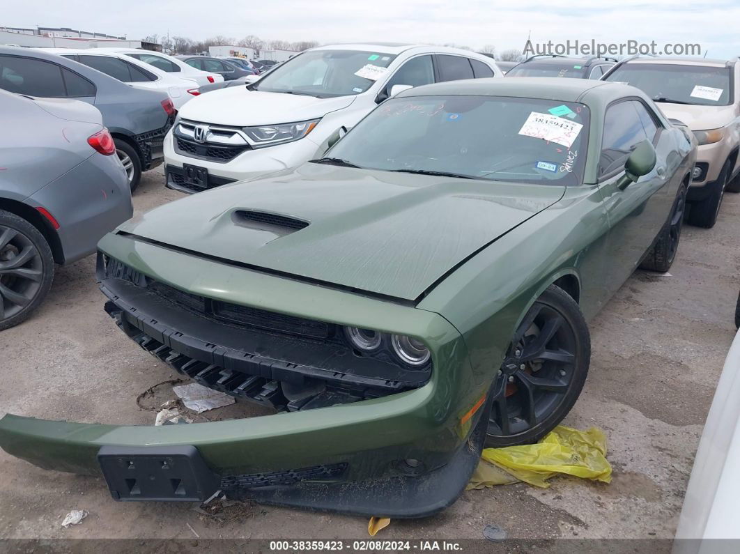 2022 Dodge Challenger Gt Green vin: 2C3CDZJG3NH215137